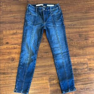 ⭐️Pilcro and the Letterpress Blue Skinny Jeans with Tapered Legs